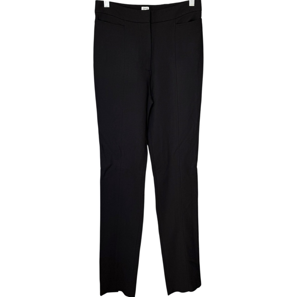 NWT Toteme Viscose Wool Slim Suit Trousers Black Pants Womens 34